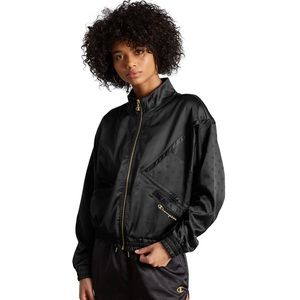 NWT Champion Medium Black and Gold Bomber Jacket